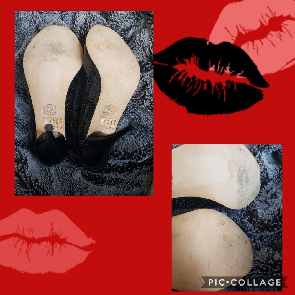 Agent Provocateur Perforated Leather Peep Toe - Picture 6 of 6